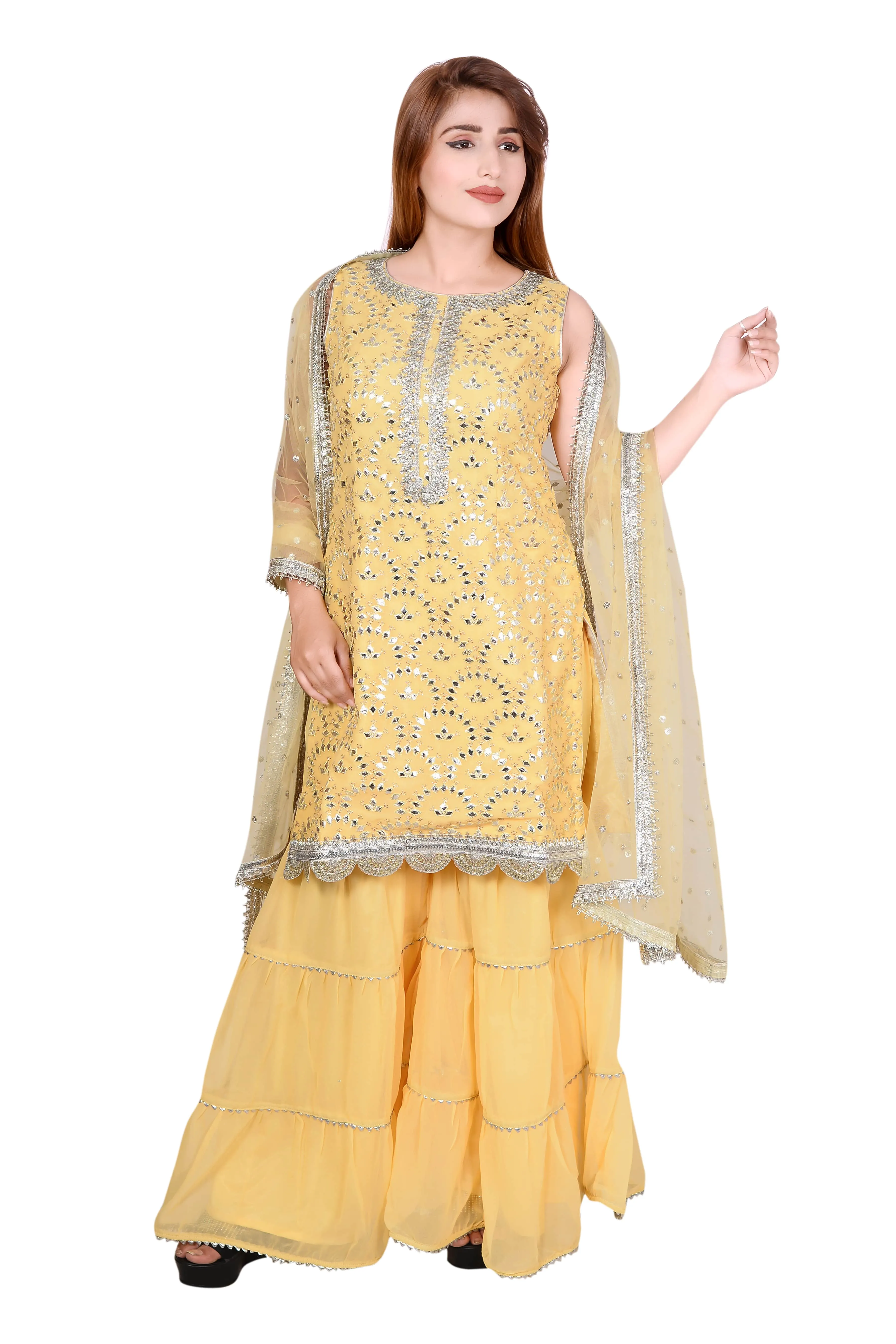 Chanderi Salwar Suit