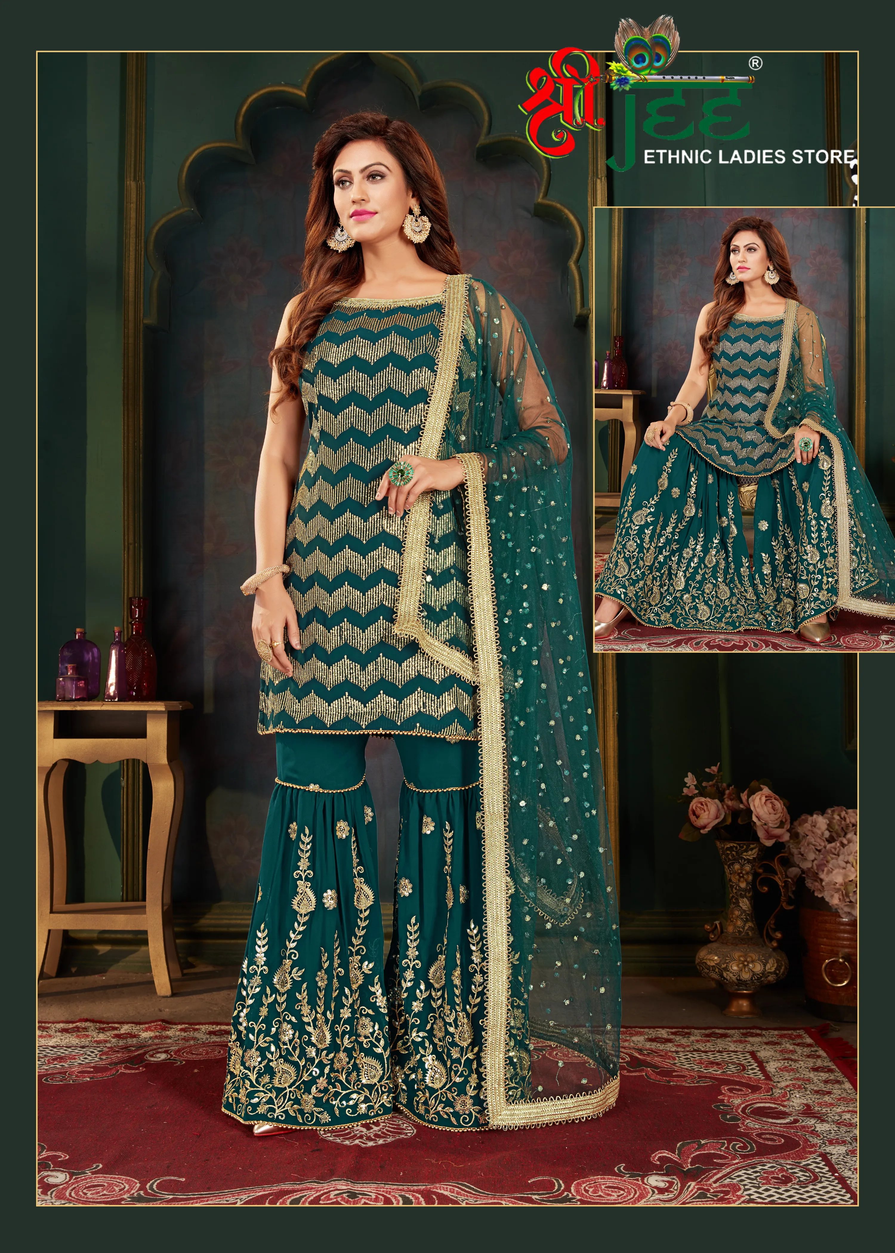 Buy the Best Wedding Wear Suit Sets online by Chinaya Banaras