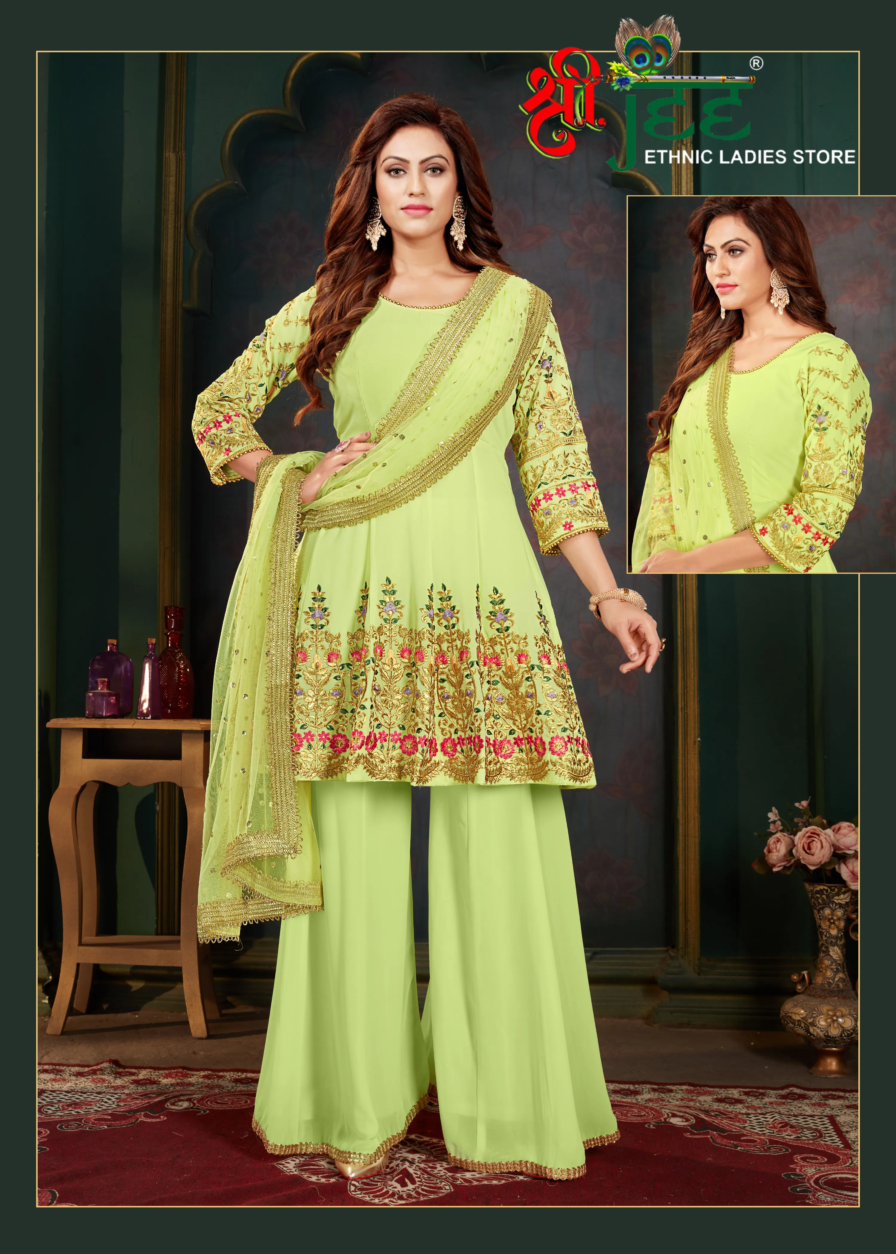 Three Quarter Sleeves Kurti