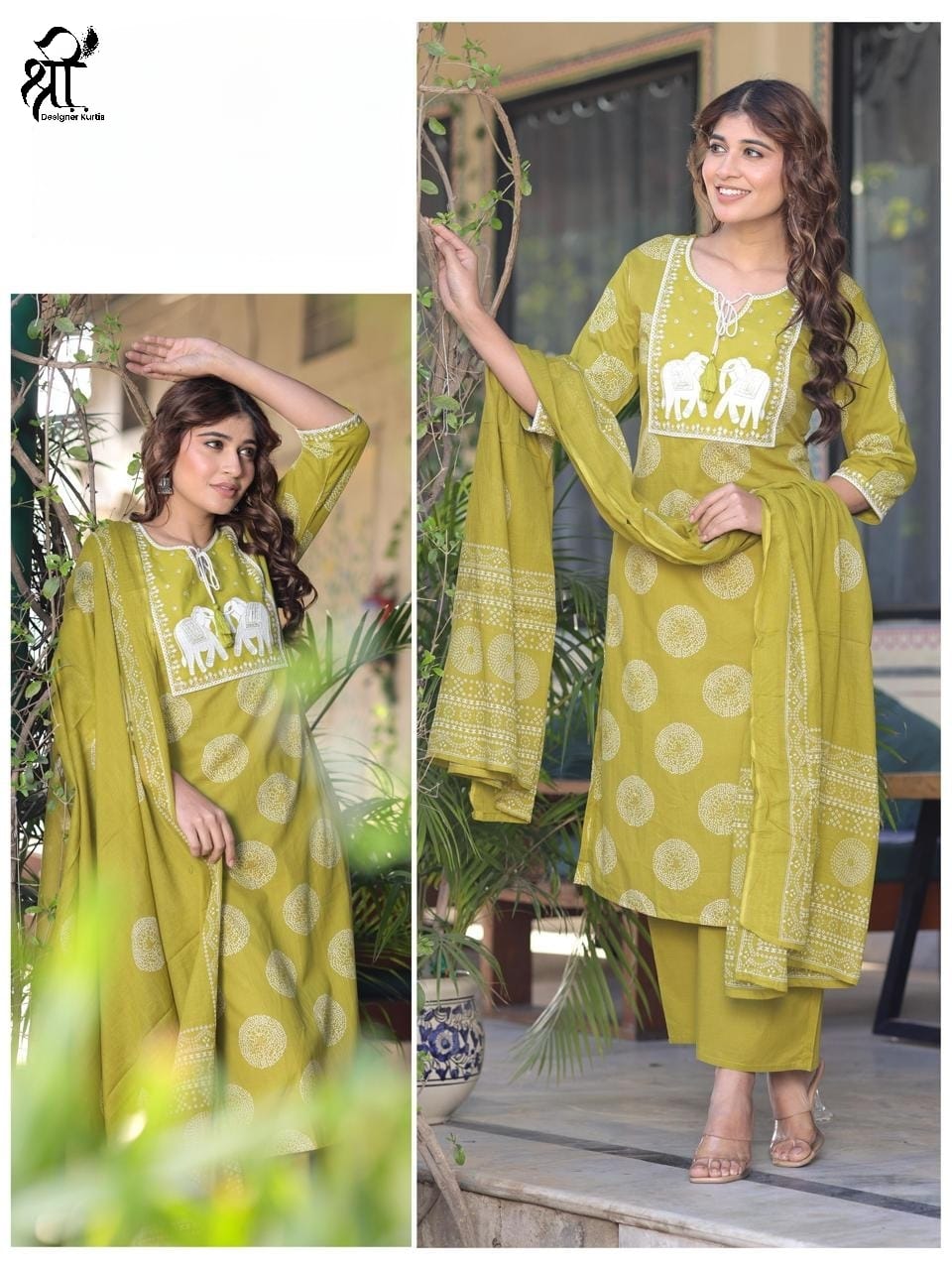Green Kurti