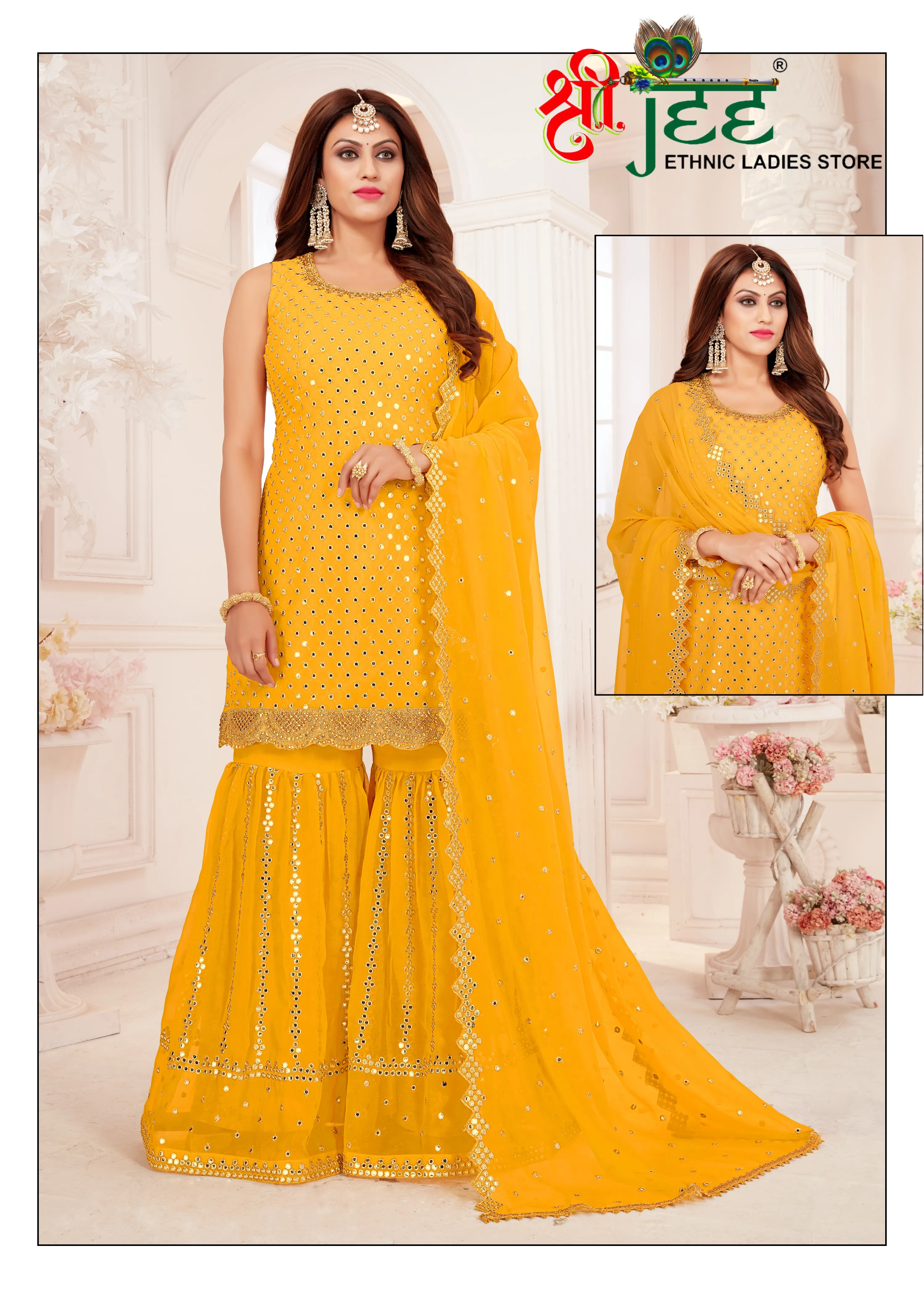 Yellow Kurti In Siwan